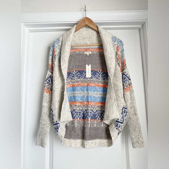 Anthropologie Pilcro Jacquard Cocoon Cardigan Sweater (Size XS) - NWT - Picture 5 of 6